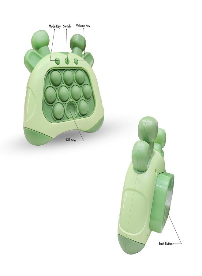 MABLE Pop it Pro Game Electronic Speed Push Button Fidget Toy with Lights & Music, Interactive Stress Relief Game for Kids & Adults, Brain Training Handheld Toy (Assorted Colours) - Image 3